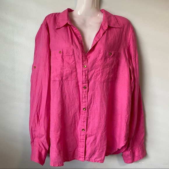 Ralph Lauren Pink Blouse - Picture 3 of 9